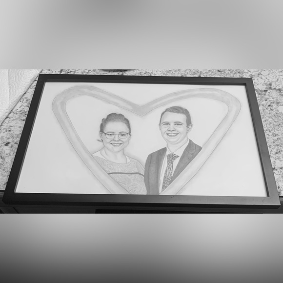 Graphite/Pencil Portrait Drawings - Picture 2 of 6